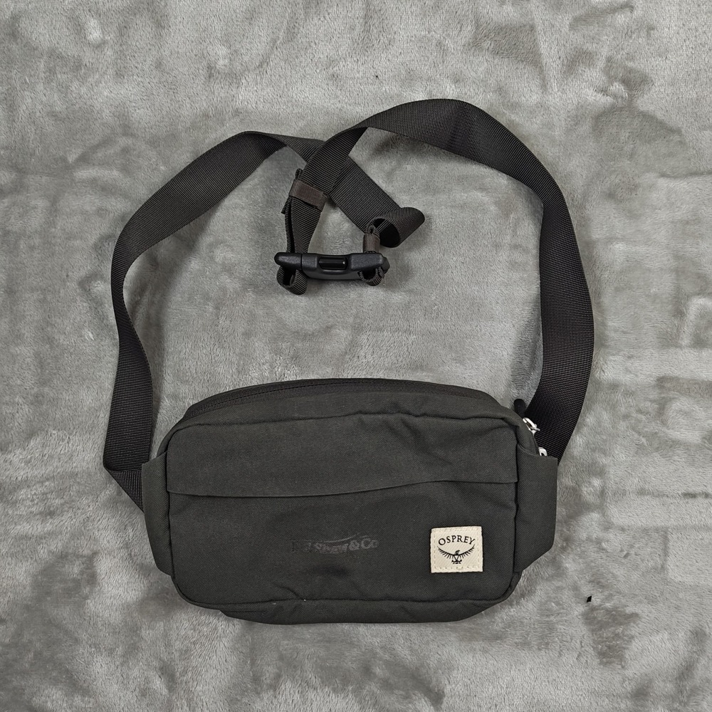 Osprey Arcane Waist Pack Mens OS Gray Canvas Adjustable Strap Hip Bag